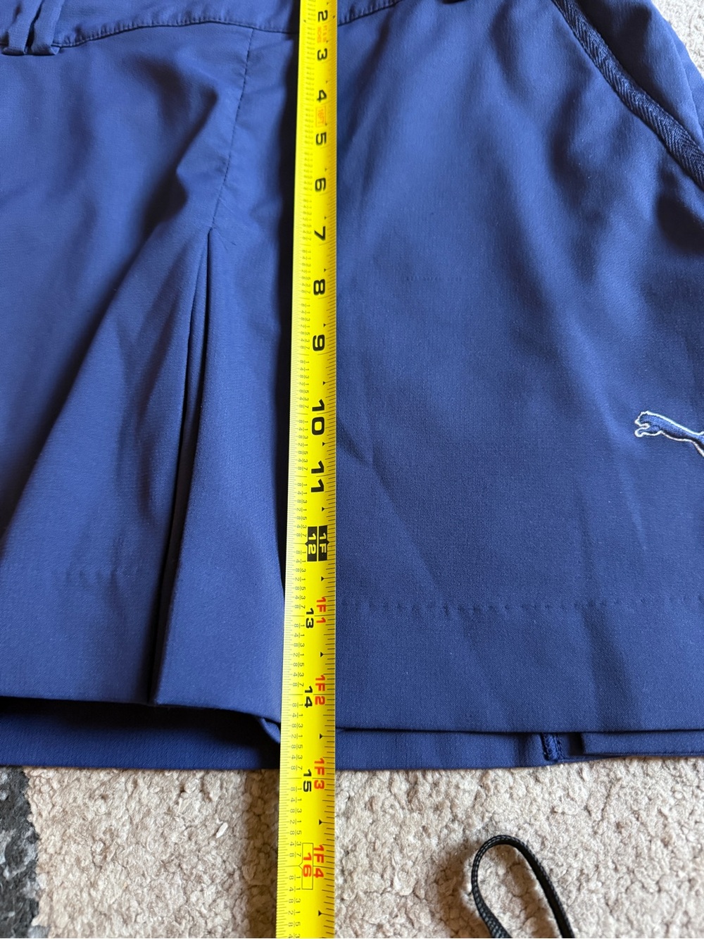 Puma Women's Navy Blue Golf Skort-Size 0 - Picture 3 of 9
